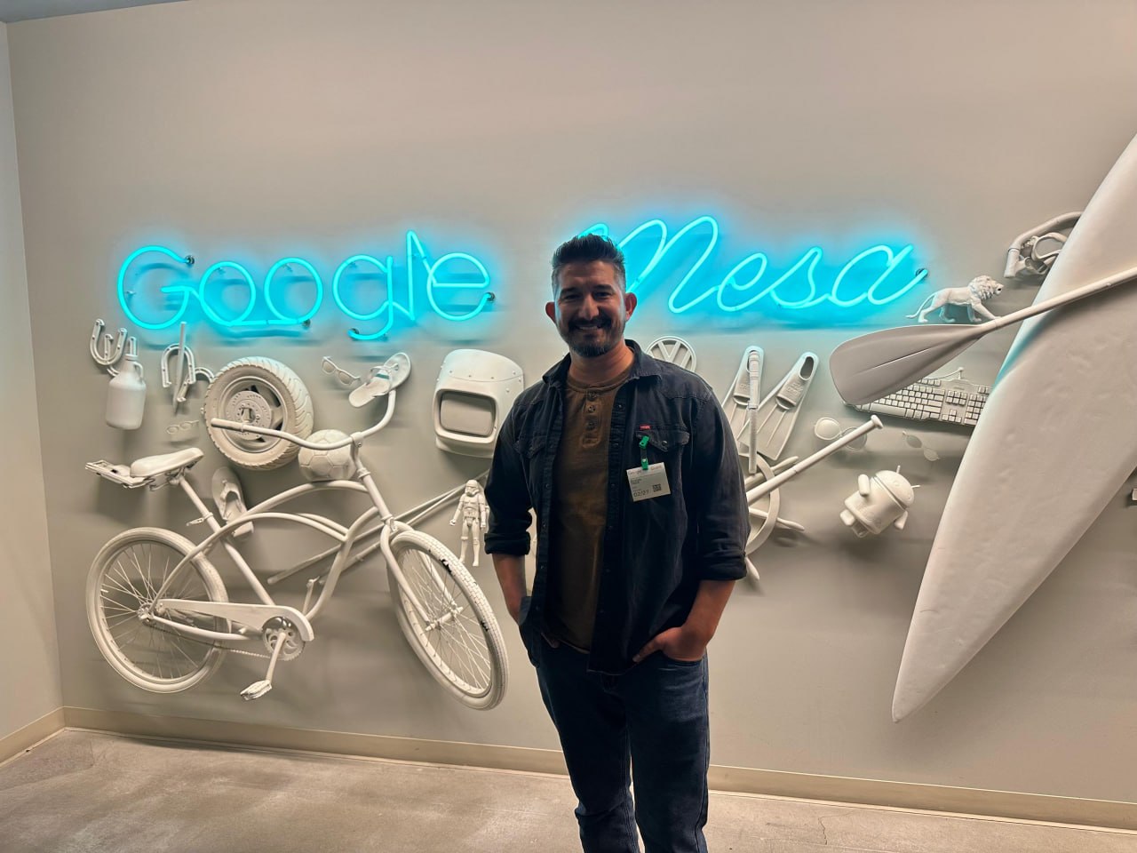 Mustafa Sharifi at Google Mesa.